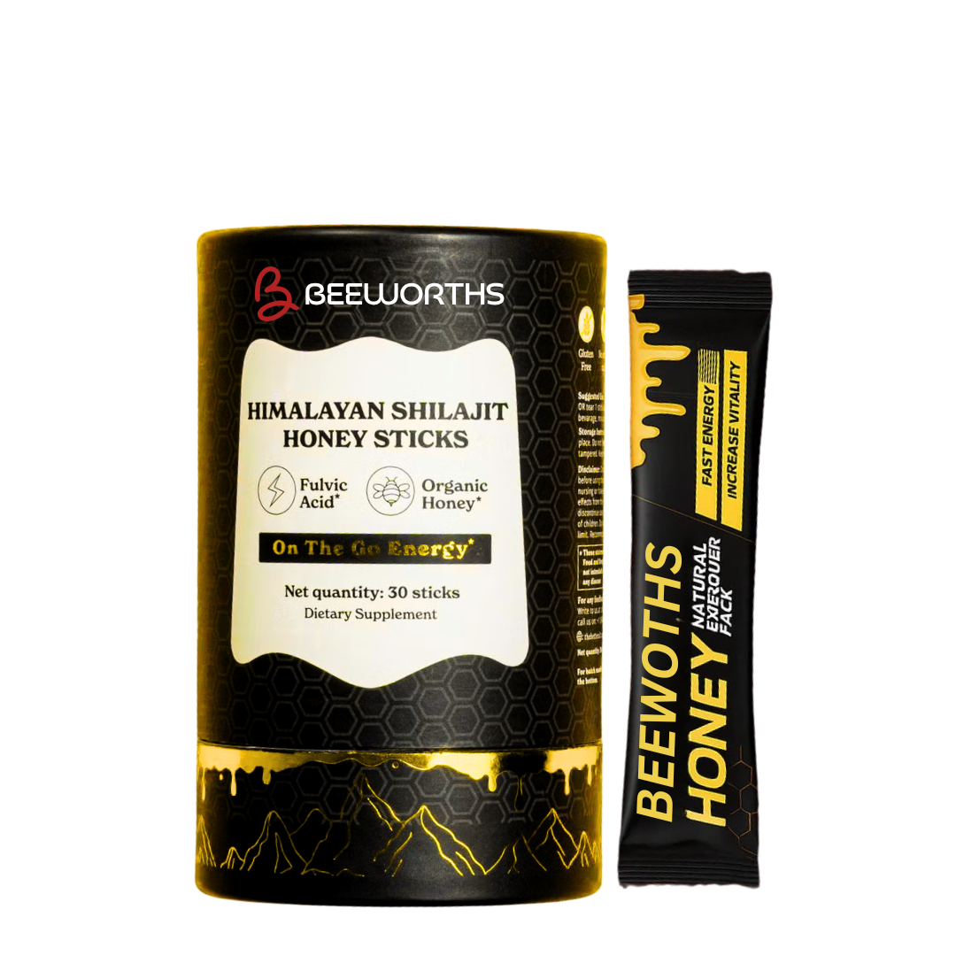 Beeworths Himalayan Shilajit Honey Sticks (30 Sticks)