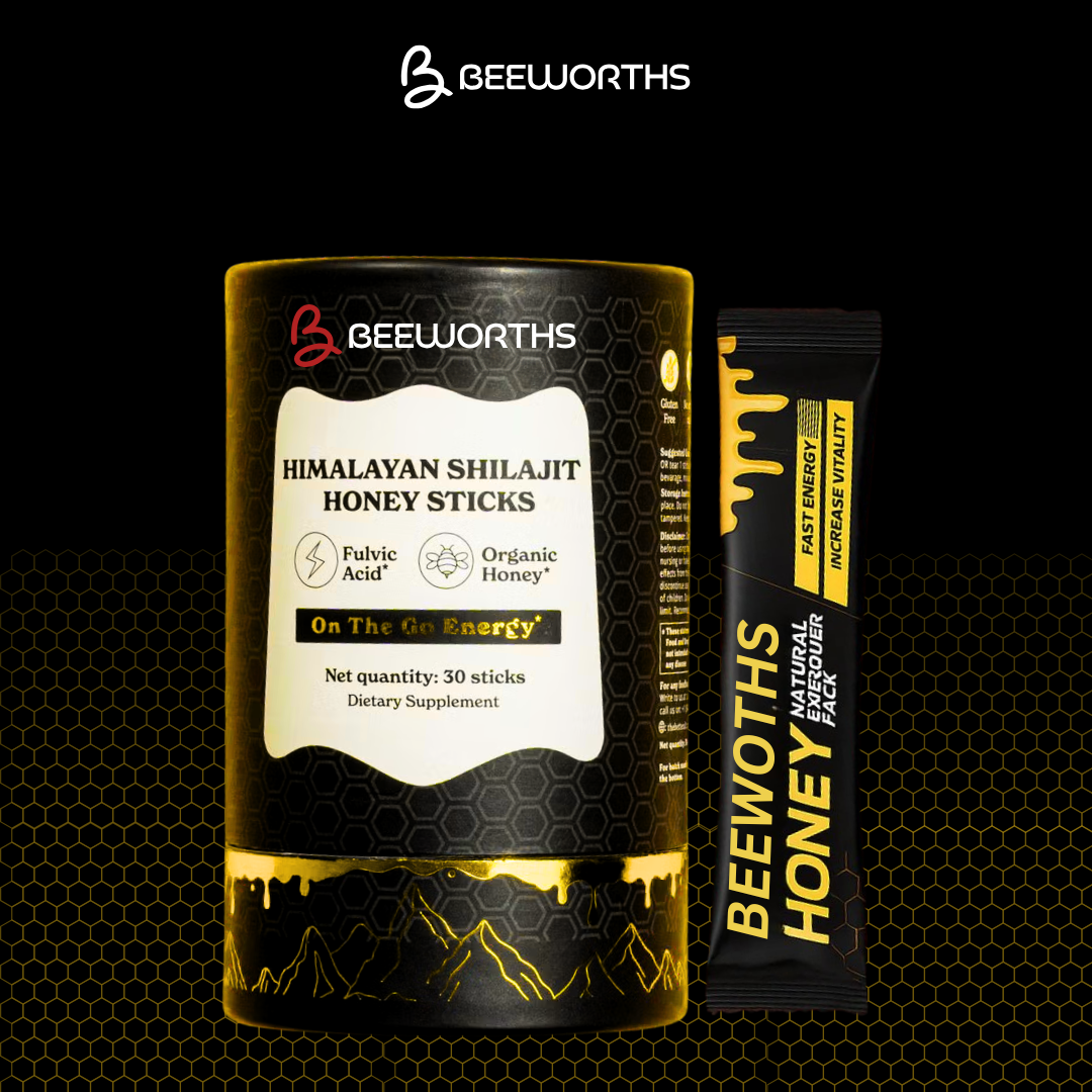 Beeworths Himalayan Shilajit Honey Sticks (30 Sticks)