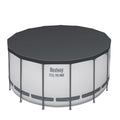 Bestway Steel Pro MAX 10 Foot x 30 Inch Round Metal Frame Above Ground Outdoor Backyard Swimming Pool Set with 330 GPH Filter Pump - image 4