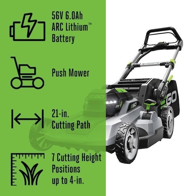EGO POWER+ LM2114 21″ Brushless Push Lawn Mower Kit - image 2