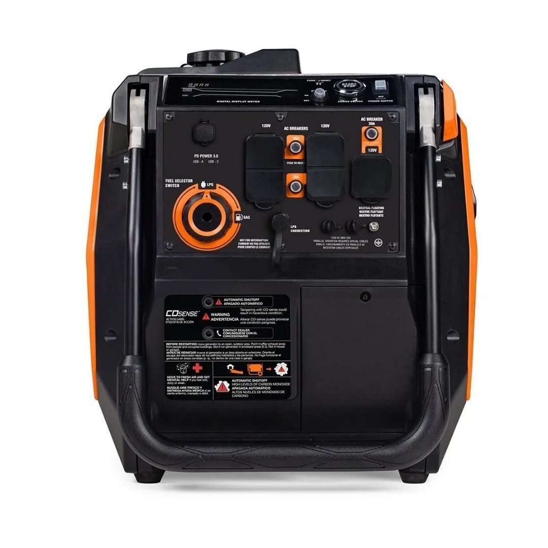Generac iQ3800 3.800-Watt Dual Fuel Portable Inverter Generator - image 2