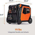 Generac iQ3800 3.800-Watt Dual Fuel Portable Inverter Generator - image 3