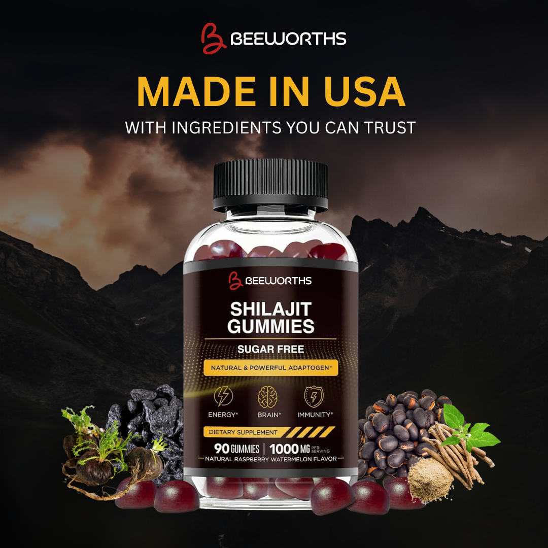 Beeworths Shilajit Sugar Free Gummies