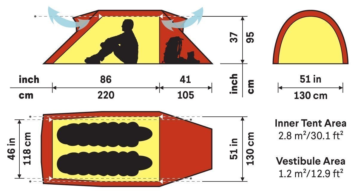 Hilleberg Nammatj 2 Tent - Bee Worths