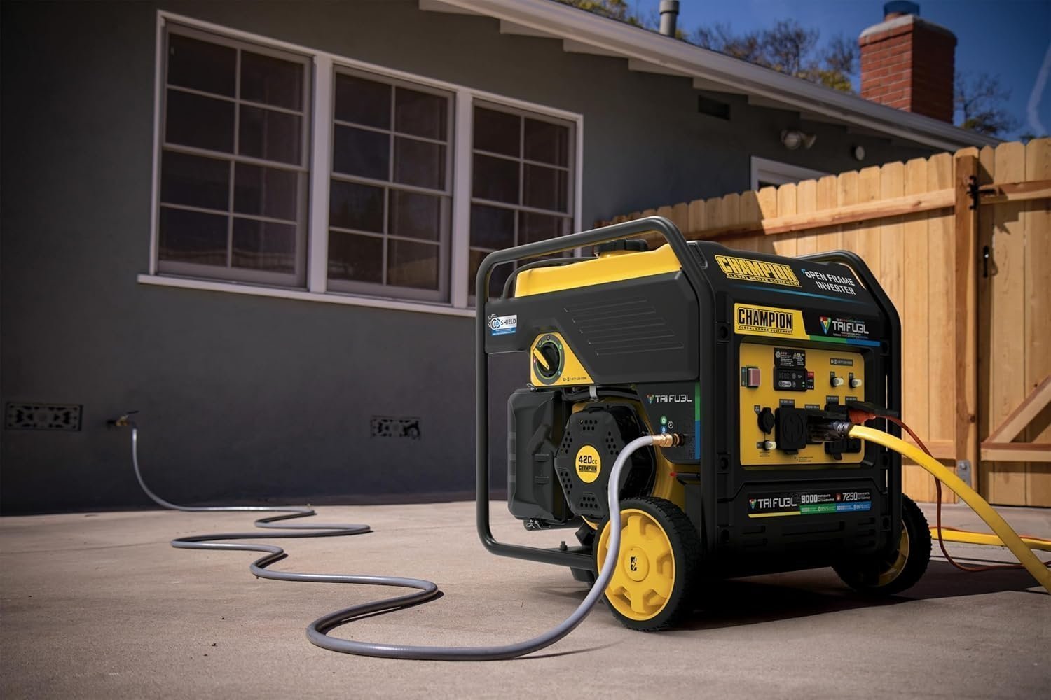 Champion 201176 9000W Tri-Fuel Open Frame Inverter Generator - image 3