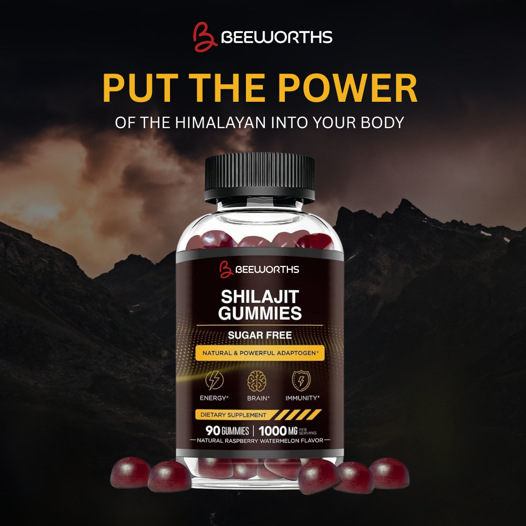 Beeworths Shilajit Sugar Free Gummies