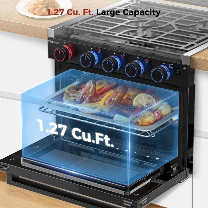 CAMPLUX 2-in-1 RV Propane Oven Stove - image 4