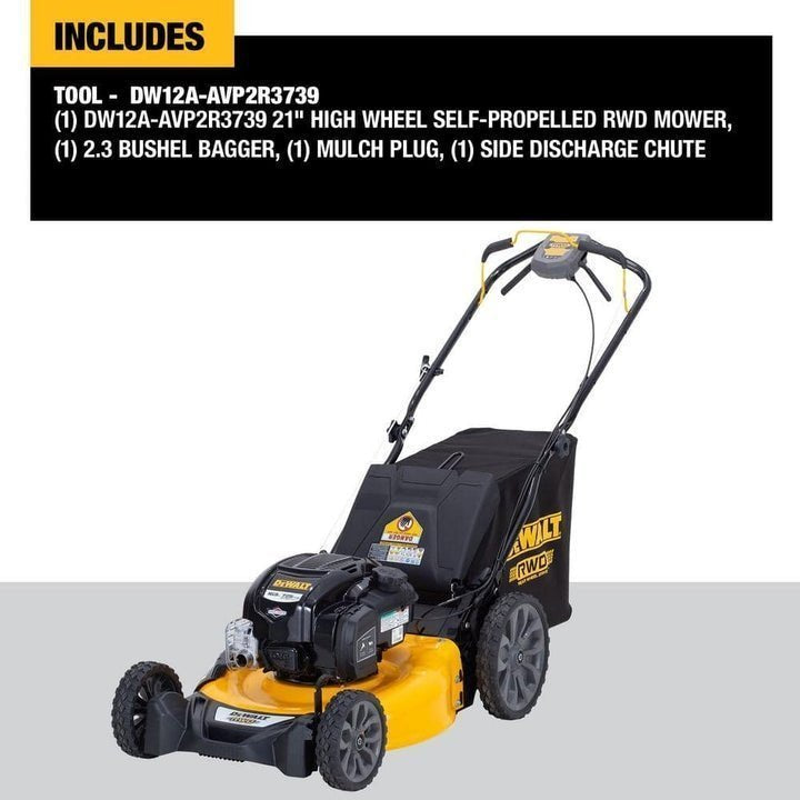 DEWALT 21″ 163cc Self-Propelled Lawn Mower - image 2