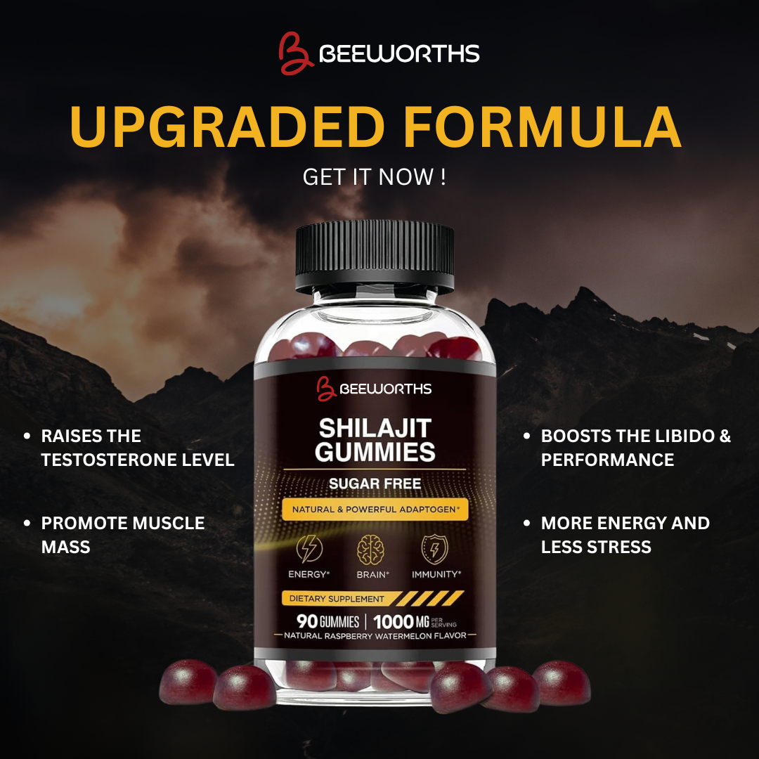 Beeworths Shilajit Sugar Free Gummies