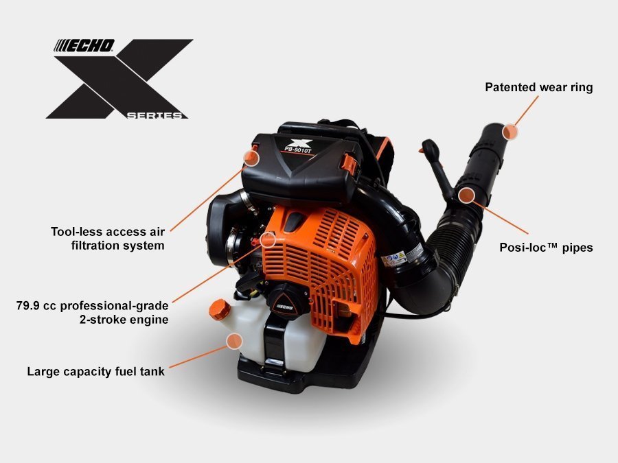 ECHO X Series Backpack Blower PB-9010T - image 3