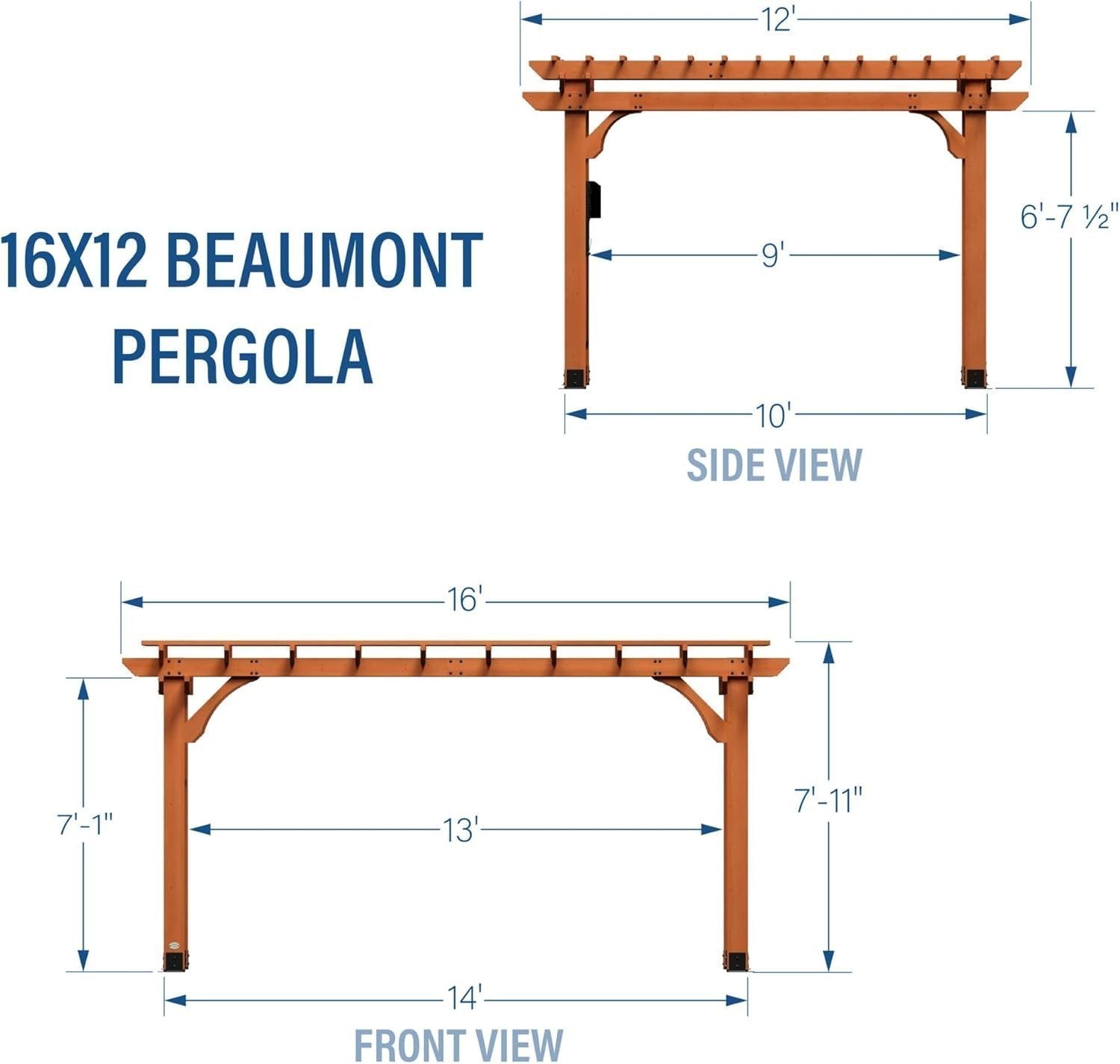 Backyard Discovery Beaumont Pergola - image 5