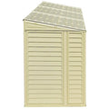 DuraMax Building Products 4-ft x 8-ft Sidemate Off-white Lean-to Vinyl Storage Shed - image 5