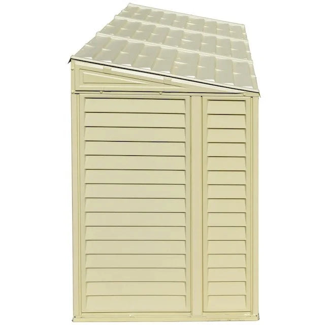DuraMax Building Products 4-ft x 8-ft Sidemate Off-white Lean-to Vinyl Storage Shed - image 5