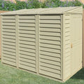 DuraMax Building Products 4-ft x 8-ft Sidemate Off-white Lean-to Vinyl Storage Shed - image 4