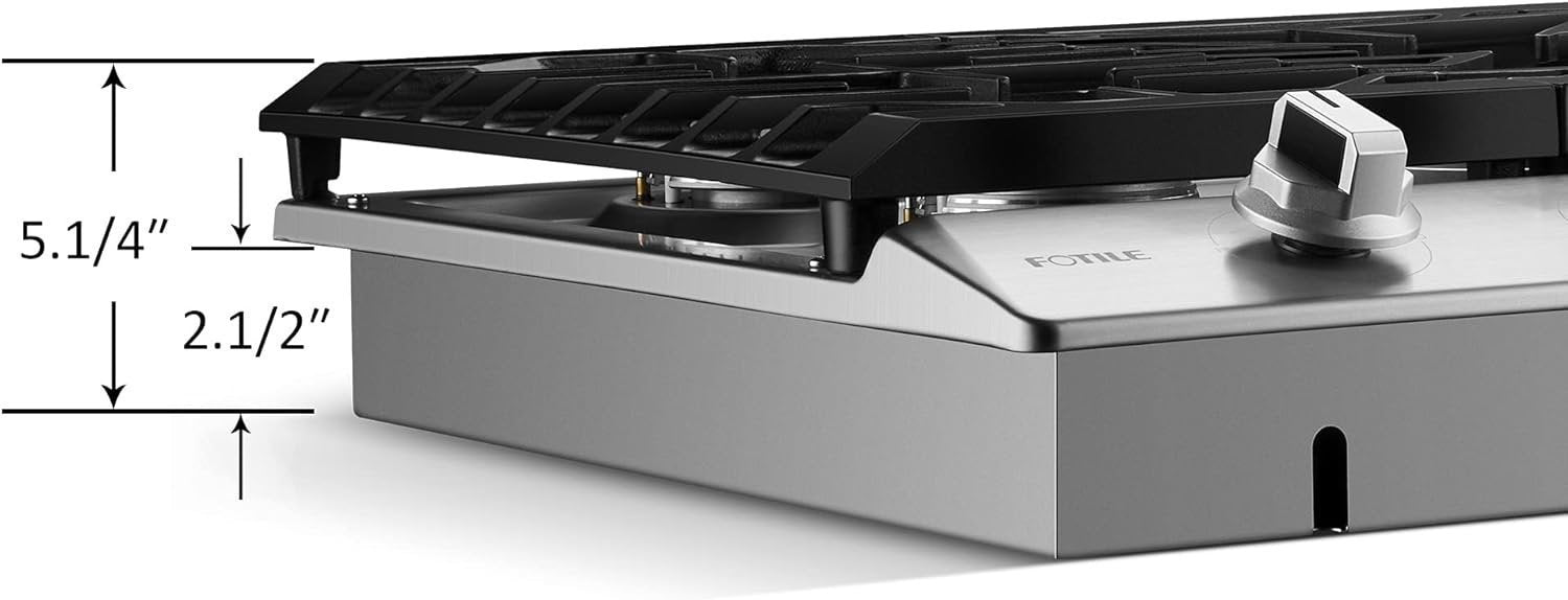 Fotile 30″ Tri-Ring Gas Cooktop GLS30501 - image 5