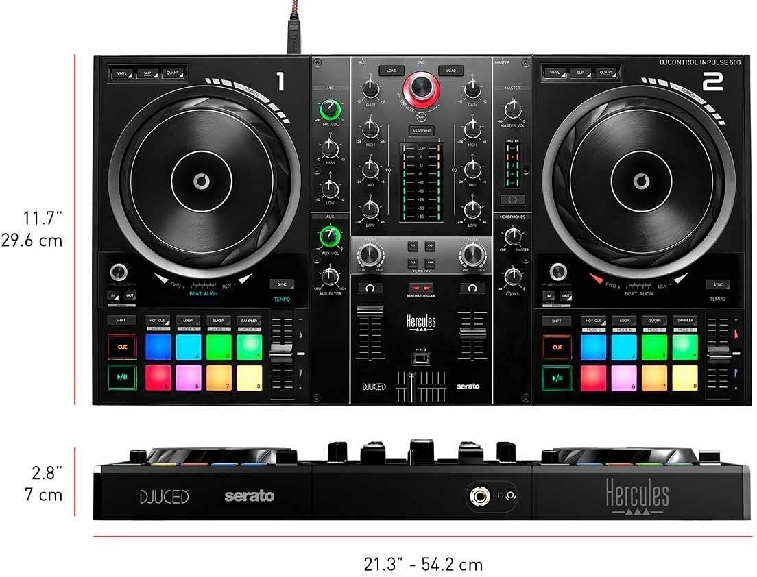 Hercules DJControl Inpulse 500 DJ Controller - image 4