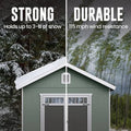 Heartland Asheville 10-ft x 12-ft Gable Style Wood Outdoor Storage Shed - image 3