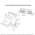 GE 30″ Freestanding Electric Range JB256DMBB - image 8