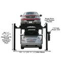 Atlas Pro9000 4 Post Lift with RJ6 Rolling Jacks - image 3