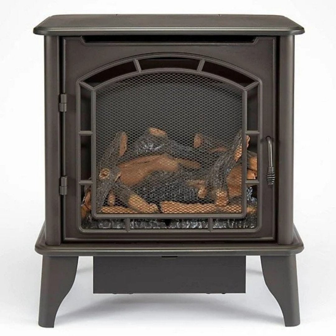 Bluegrass Living Panorama Vent Free Dual Fuel 3-Sided Gas Stove BTSD23RT