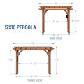 Backyard Discovery 10′ x 12′ Cedar Pergola - image 5