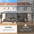 Aecojoy 20’x12′ Wall Mounted Gazebos Pergola - image 2