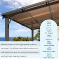 Aecojoy 14×12 ft Aluminum Pergola with Canopy - image 3