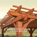 Backyard Discovery Beaumont Freestanding Pergola 2101579COM - image 3