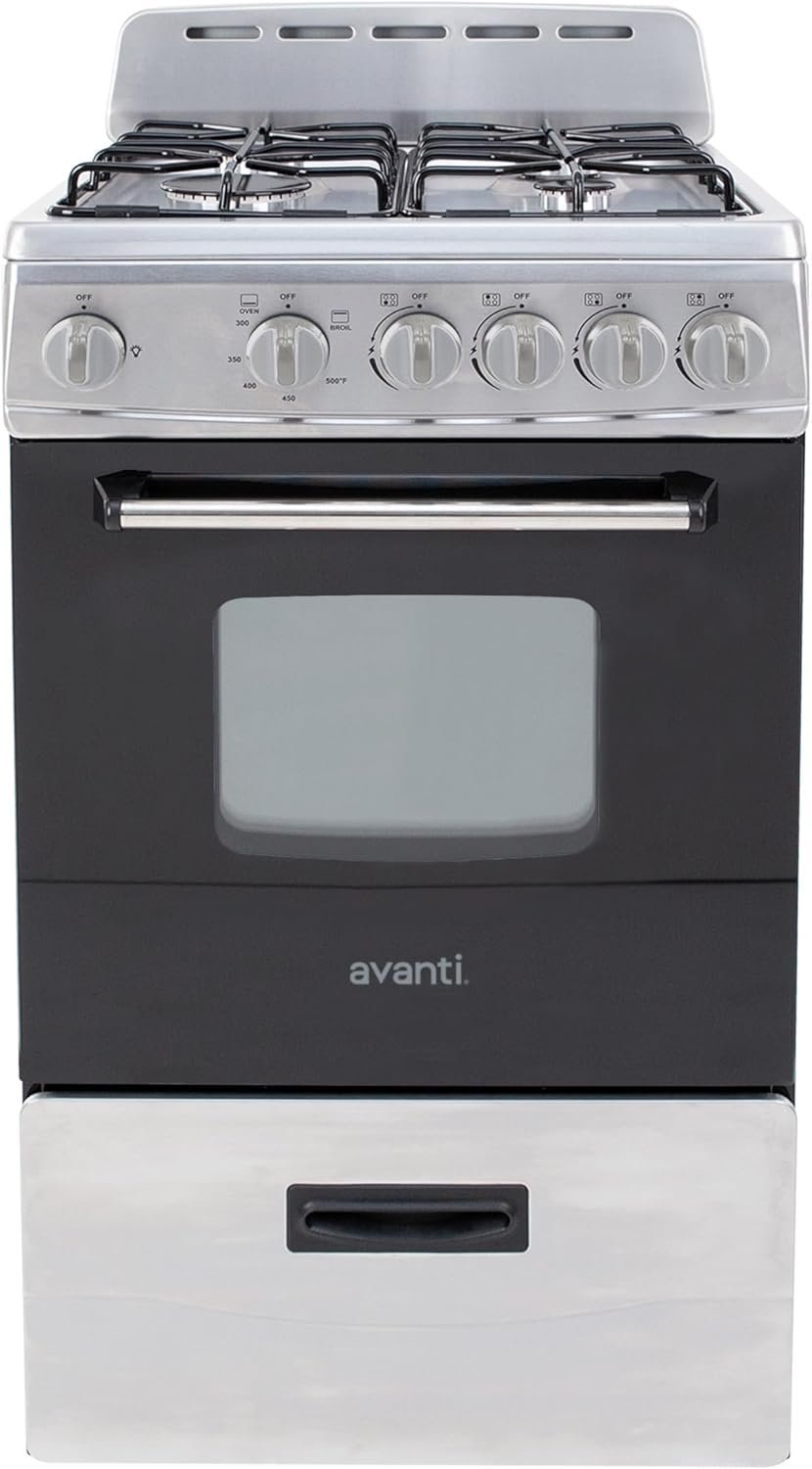 Avanti GR2013CSS 20″ Freestanding Gas Range - image 2