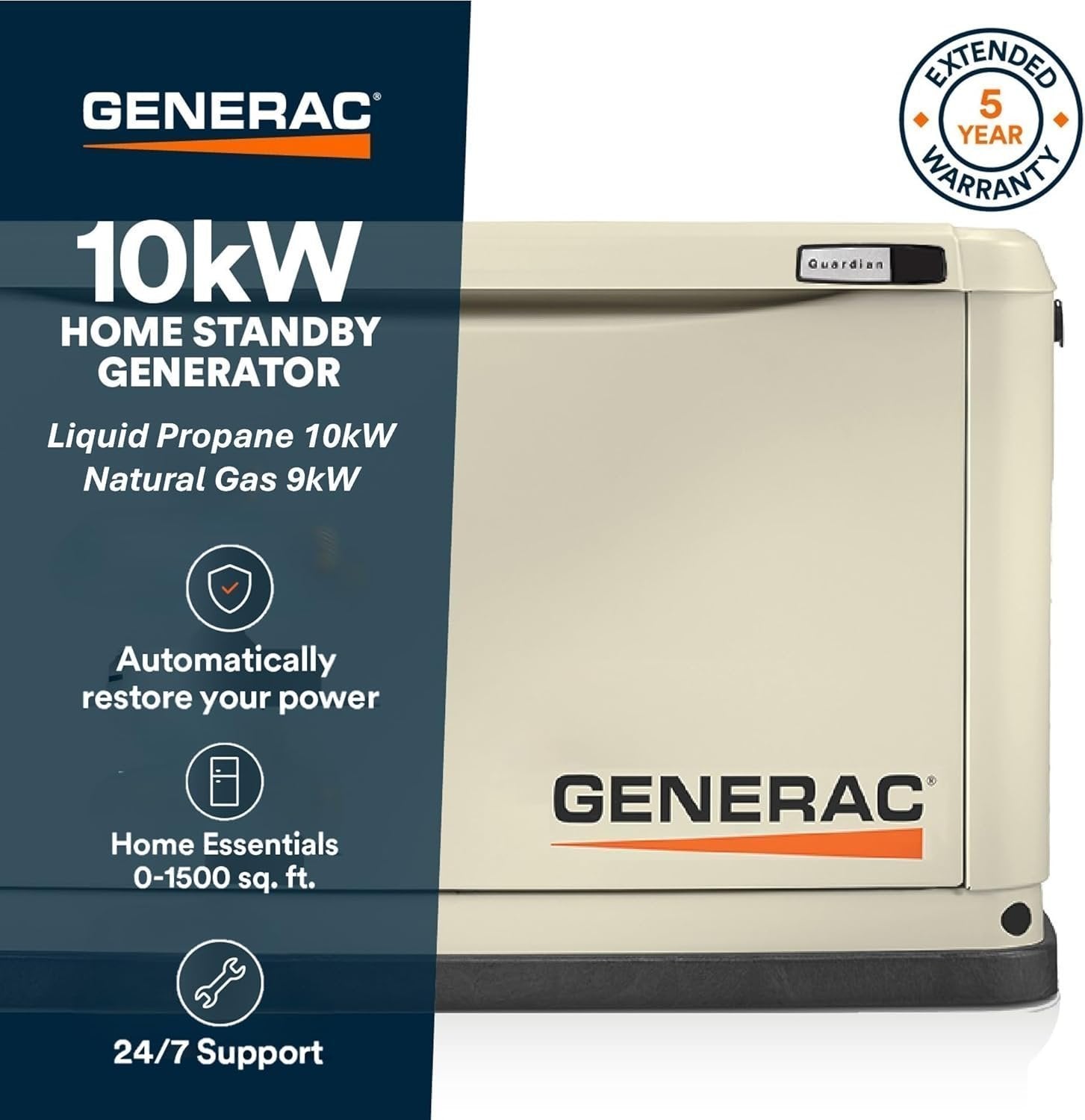Generac Guardian 10kW Home Backup Generator - image 4
