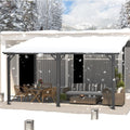 Aecojoy Aluminum Pergola with Canopy - image 3