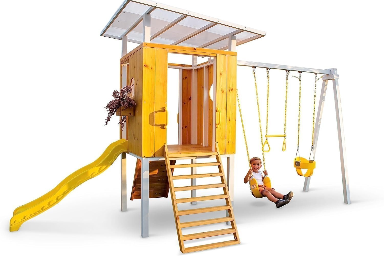 Avenlur Forest Modern Backyard Outdoor Swing Set - image 5