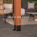 Backyard Discovery Beaumont Freestanding Pergola 2101579COM - image 2