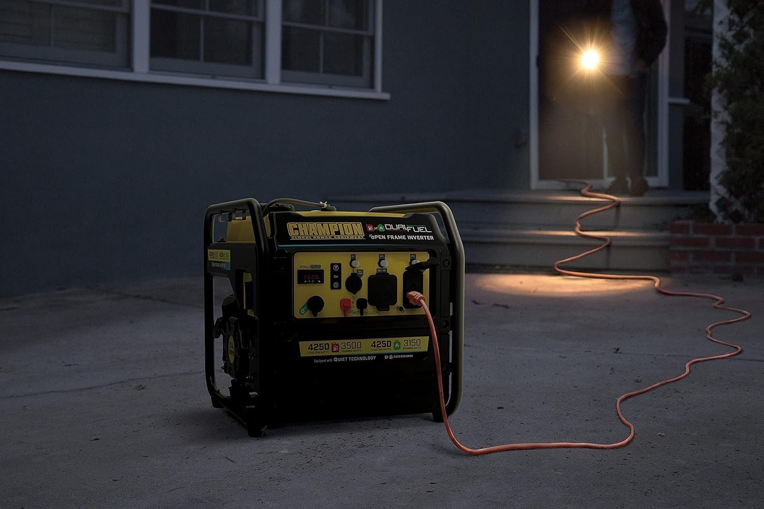 Champion 4250-Watt Dual Fuel RV Ready Open Frame Inverter Generator - image 3