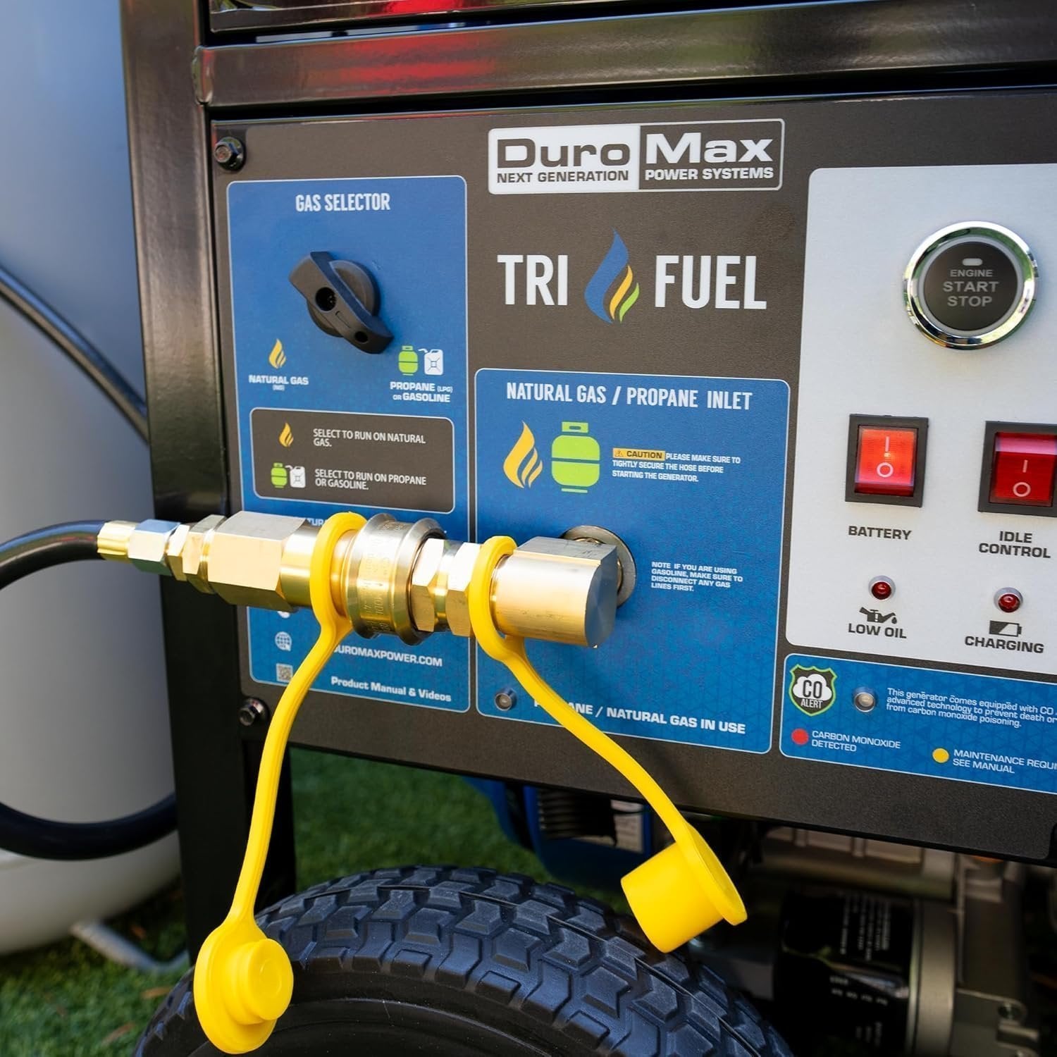 DuroMax 15,000-Watt Tri-Fuel Portable Generator XP15000HXT - image 2