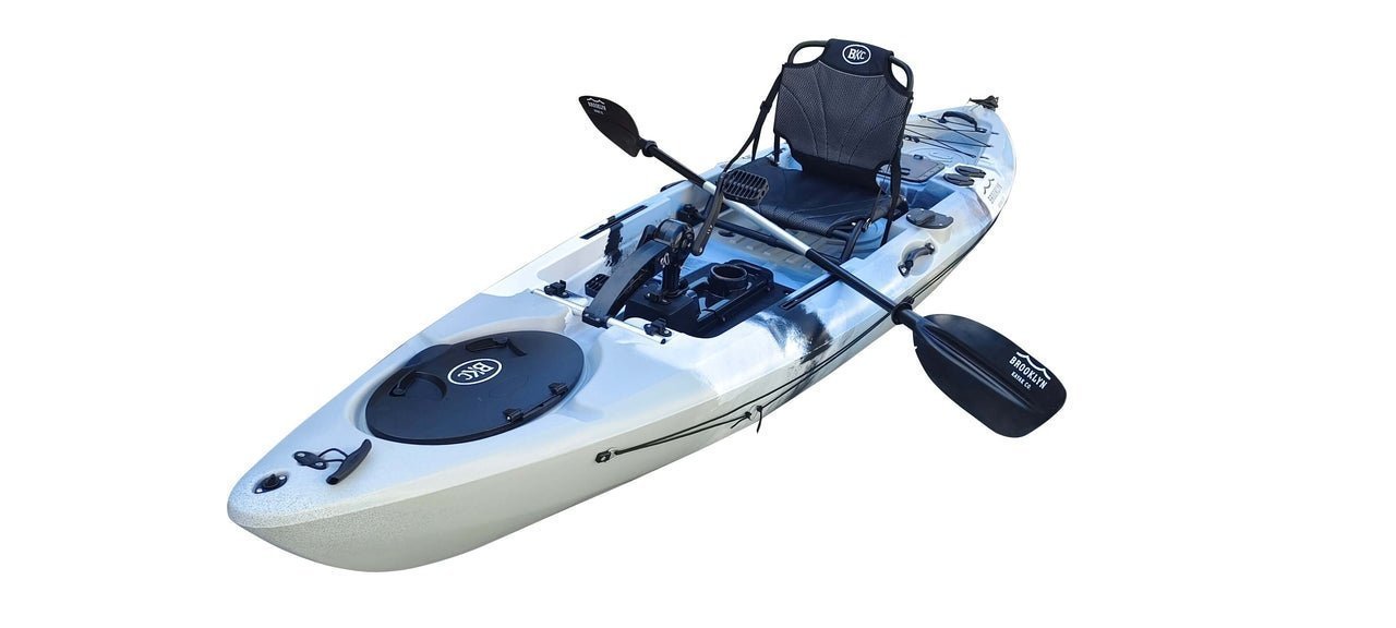 BKC PK12 Angler Sit-on-Top Single Pedal Fishing Kayak - image 2
