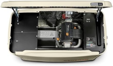 Generac Guardian 22kW Home Standby Generator with 200 Amp Transfer Switch, Durable All Aluminum, WiFi Enabled with G-Force Engine, Easy to Use, Whole House Power Backup, Smart Outage Solution – Bisque - image 3