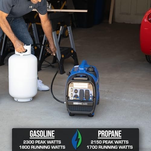 DuroMax XP2300iH 2,300-Watt Dual Fuel Portable Digital Inverter Generator – Gas & Propane, RV & Emergency Ready - image 3