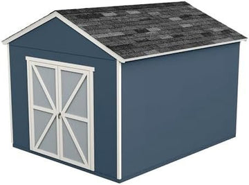Handy Home Products Rookwood 10×12 Do-It-Yourself Wooden Storage Shed- Does not Include Floor kit, Paint, or Roofing Shingles - Bee Worths