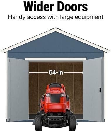 Handy Home Products Rookwood 10×12 Do-It-Yourself Wooden Storage Shed- Does not Include Floor kit, Paint, or Roofing Shingles - Bee Worths