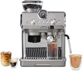 De’Longhi La Specialista Arte Evo Espresso Machine – Compact Cold Brew Coffee Maker with Grinder, Milk Steam Wand/Frother & Tamping Tools – Home Barista Kit for Lattes, Cappuccinos, Iced Coffee