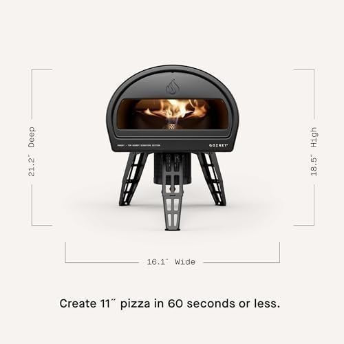Gozney Roccbox Outdoor Pizza Oven, Black, Portable, Gas & Wood Fired, Restaurant-Grade - image 2