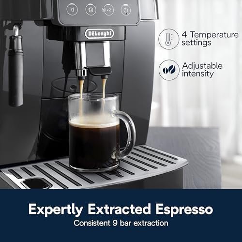 De’Longhi Magnifica Start Automatic Espresso Machine with Manual Milk Frother & Built in Grinder – 3 One-Touch Recipes, Easy-to-Clean, Home Barista Coffee Maker for Lattes, Cappuccino, Iced Coffee - image 4