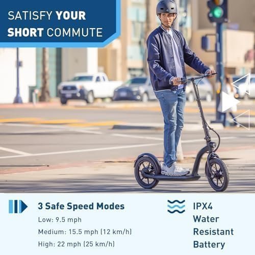 Hiboy MAX Pro Electric Scooter, 46.6 Mi Long Range, 22 MPH Power by 650W MAX Motor, 11” Pneumatic Tires, Split Hub Design, Dual Suspension, 265lbs MAX Load, Commuting Electric Scooter for Adults - Bee Worths