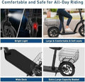 Hiboy MAX Pro Electric Scooter, 46.6 Mi Long Range, 22 MPH Power by 650W MAX Motor, 11” Pneumatic Tires, Split Hub Design, Dual Suspension, 265lbs MAX Load, Commuting Electric Scooter for Adults - Bee Worths