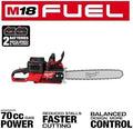 Chainsaws For Milwaukee 2827-22 M18 FUEL 18V 20″ Dual Battery Chainsaw Kit,Tool and Equipment,with toolbox - image 4