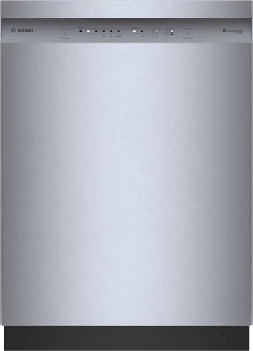 Bosch SHE41CM5N 300 Series 24″ Dishwasher 48 db – Recessed Handle, Stainless Steel