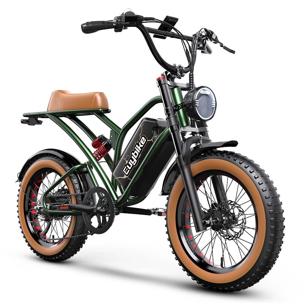 Euybike S4 Moped-Style Fat Tire Electric Bike - image 4