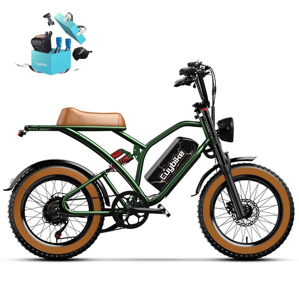 Euybike S4 Moped-Style Fat Tire Electric Bike - image 5