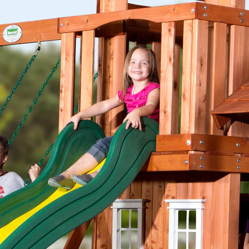 Backyard Discovery Tanglewood Cedar Wood Swing Set - image 3